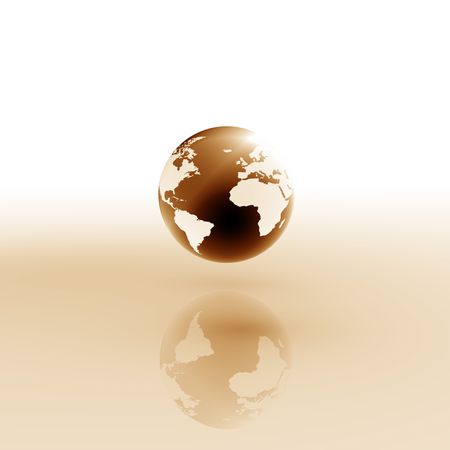 Globe on abstract background.の写真素材
