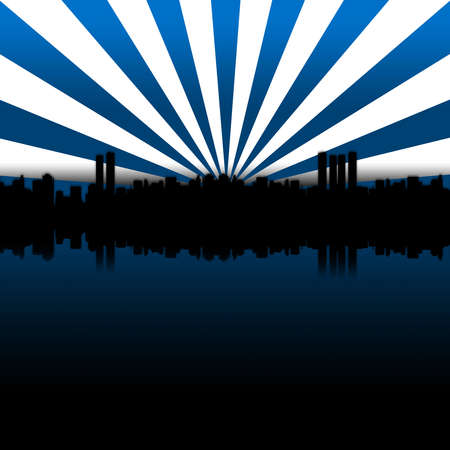 Big City Skylineの写真素材