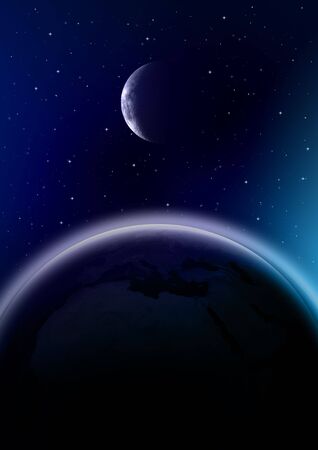 Outer Spaceの写真素材