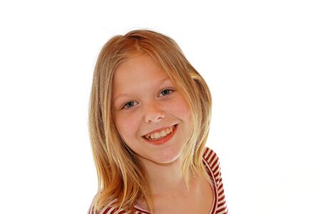 Smiling teenage girlの写真素材