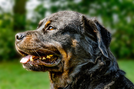 Rottweilerの写真素材