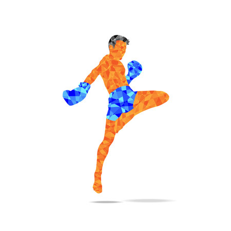 This illustrator specializes in capturing the dynamic and powerful art of Muay Thai through stunning illustrations. With a keen eye for detail.のイラスト素材
