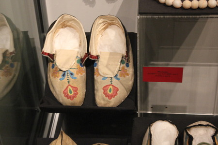 Sample of the Clothing pattern footwear of Ohio valley cultureのeditorial素材