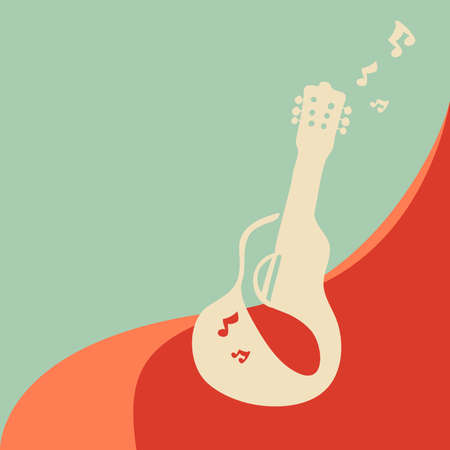 guitar iconのイラスト素材