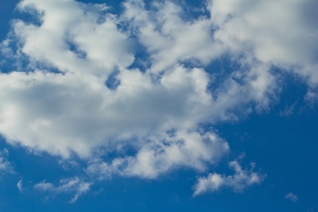 Blue sky with  cloudyの写真素材