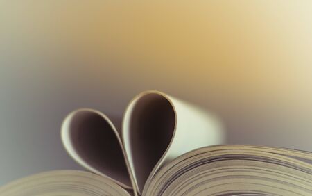 Love books, Love reading, Love Storyの写真素材