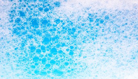Abstract Bubbles white foam of washing powder