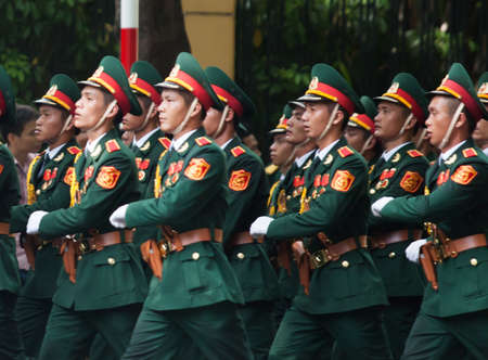 hanoi, vietnam, Sep 2, 2015: parade celebrate Independence Day in Vietnamのeditorial素材
