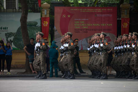 hanoi, vietnam, Sep 2, 2015: parade celebrate Independence Day in Vietnamのeditorial素材