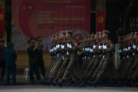 hanoi, vietnam, Sep 2, 2015: parade celebrate Independence Day in Vietnamのeditorial素材