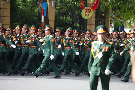 hanoi, vietnam, Sep 2, 2015: parade celebrate Independence Day in Vietnamのeditorial素材