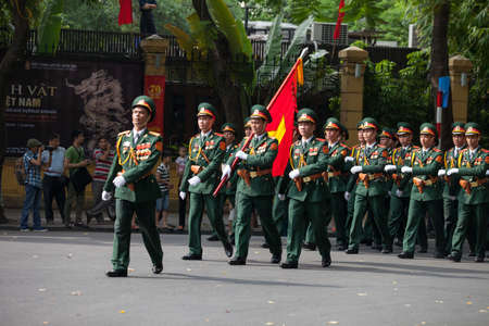 hanoi, vietnam, Sep 2, 2015: parade celebrate Independence Day in Vietnamのeditorial素材