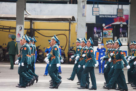 hanoi, vietnam, Sep 2, 2015: parade celebrate Independence Day in Vietnamのeditorial素材