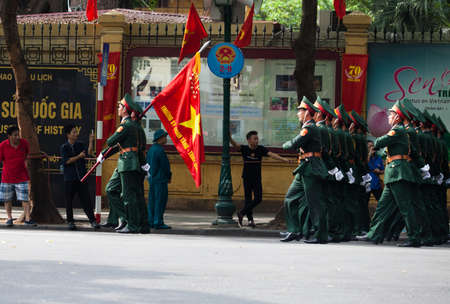 hanoi, vietnam, Sep 2, 2015: parade celebrate Independence Day in Vietnamのeditorial素材