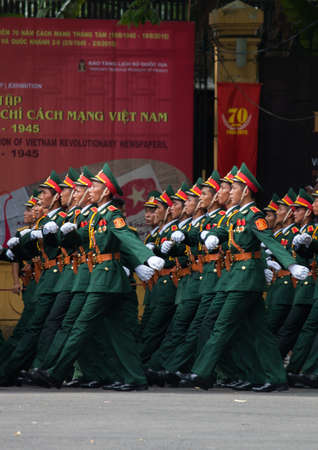hanoi, vietnam, Sep 2, 2015: parade celebrate Independence Day in Vietnamのeditorial素材