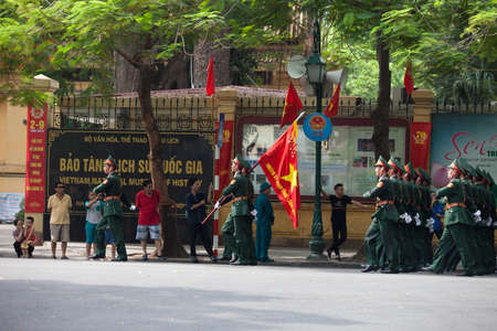 hanoi, vietnam, Sep 2, 2015: parade celebrate Independence Day in Vietnamのeditorial素材