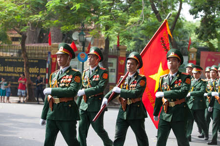 hanoi, vietnam, Sep 2, 2015: parade celebrate Independence Day in Vietnamのeditorial素材