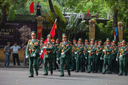 hanoi, vietnam, Sep 2, 2015: parade celebrate Independence Day in Vietnamのeditorial素材