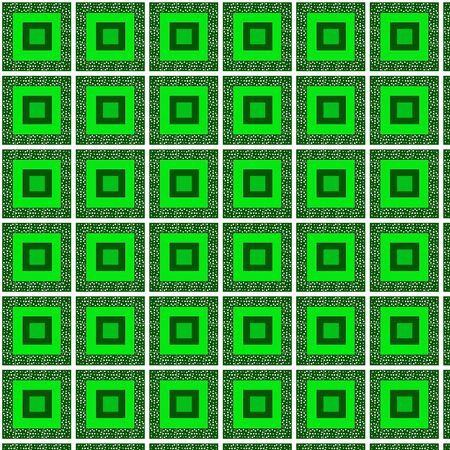 pattern square green can do some business.のイラスト素材