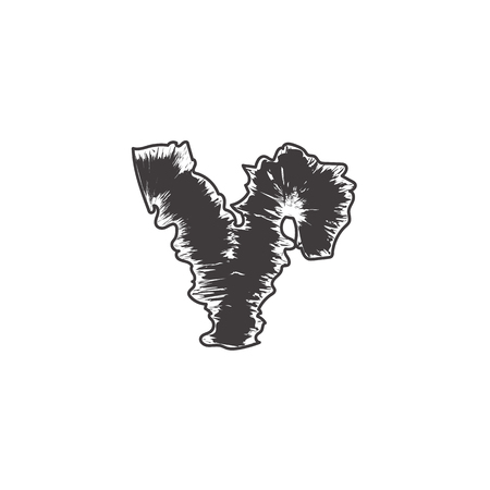 small pattern font black r compatible with pattern font black A-Z and can to do many thing on web design or website.のイラスト素材