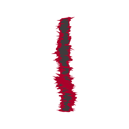 small abstract font color l compatible with abstract font color A-Z and can to do many thing on web design or website.のイラスト素材