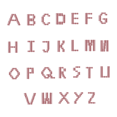 font red can be many business on web design or website,digital media.のイラスト素材