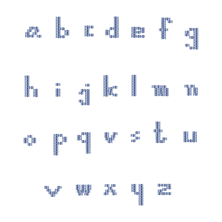 small font can be many business on web design or website,digital media.のイラスト素材