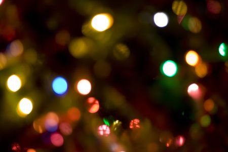 Background color from Christmas lights out of focus.の写真素材