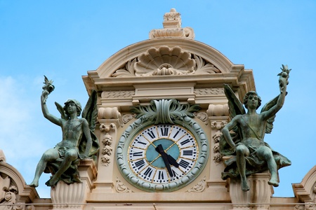 Detail of the roof of the Casino at Monte Carloの写真素材