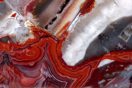 Close-up of a polished stoneの写真素材