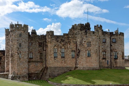 View of Alnwick Castleの写真素材