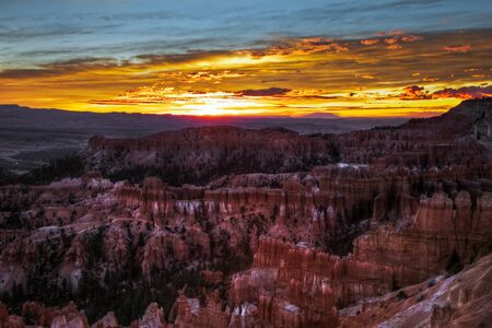 Dawn at Bryce Canyonの写真素材