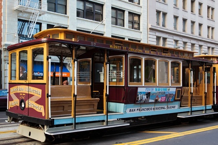 San Francisco cablecarのeditorial素材