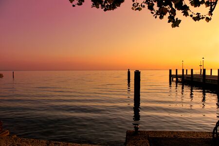 Sunset at Riva del Garda