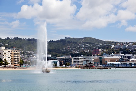 Waterfront Wellington New Zealandの写真素材