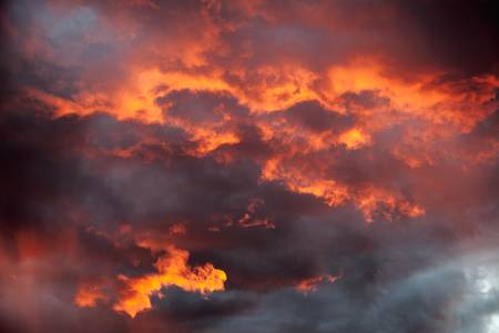 Sunset at Wanakaの写真素材