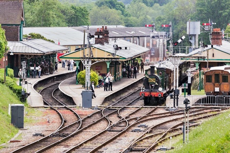 View into Horsted Keynes railway station