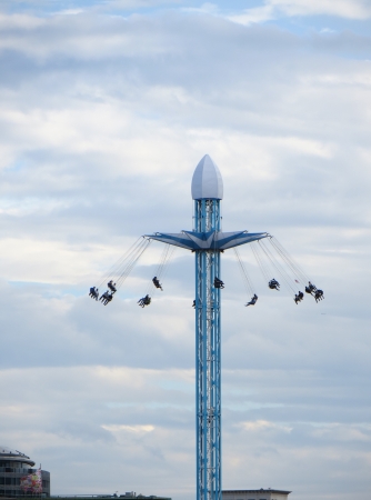 Starflyer ride in Londonの写真素材