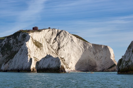 View of the Needles Isle of Wightの写真素材