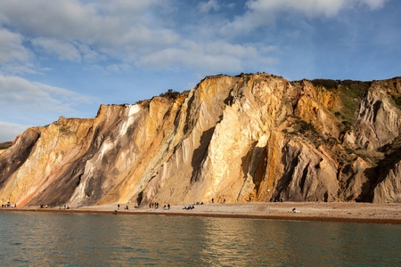 Alum Bay Isle of Wightの写真素材