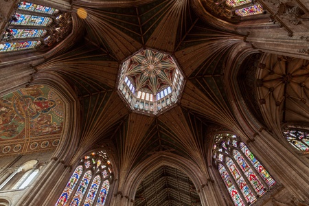 Interior view of Ely Cathedralのeditorial素材