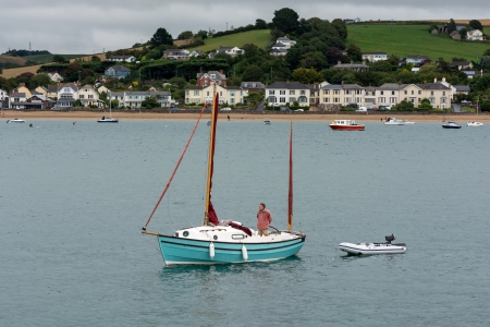 Sailing in the Torridge and Taw Estuaryのeditorial素材