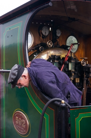 Fireman of the C Class locomotive