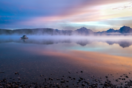 Lake McDonaldの写真素材