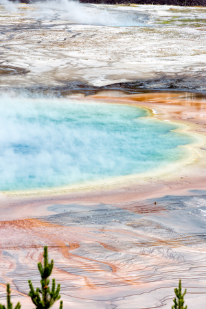 Grand Prismatic Springの写真素材