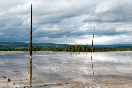 Grand Prismatic Springの写真素材