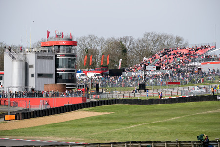 Stadium at Brands Hatch racing trackのeditorial素材