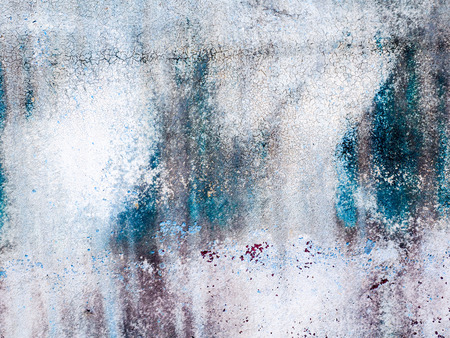 FAVERSHAM, KENT/UK - March 29 : Abstract peeling sanded paintwork on a Fibre glass boat in Faversham Kent on March 29, 2014の写真素材