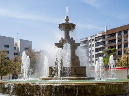 Batallas Fountain in Granadaの写真素材