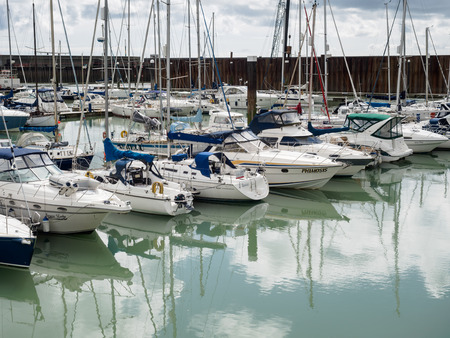 BRIGHTON, SUSSEX/UK - MAY 24 : View of Brighton Marina in Brighton on May 24, 2014